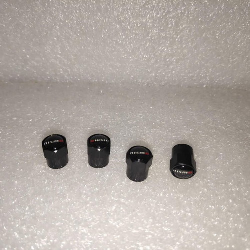 Nismo Aluminum Tire Valve Caps set of 4, like new, black