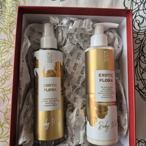 Exotic Flora Body Mist and Body Milk set new, fruity tropical scent