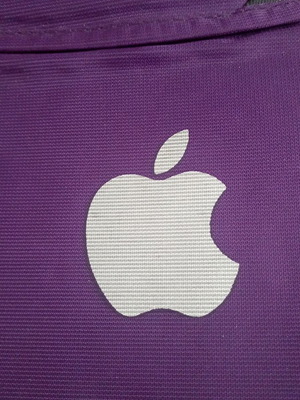 Tablet bag used, purple