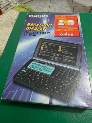 Casio 64K electronic diary with backlight