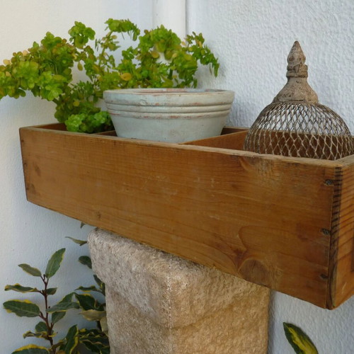 Wooden vintage file drawer used from the 1960s