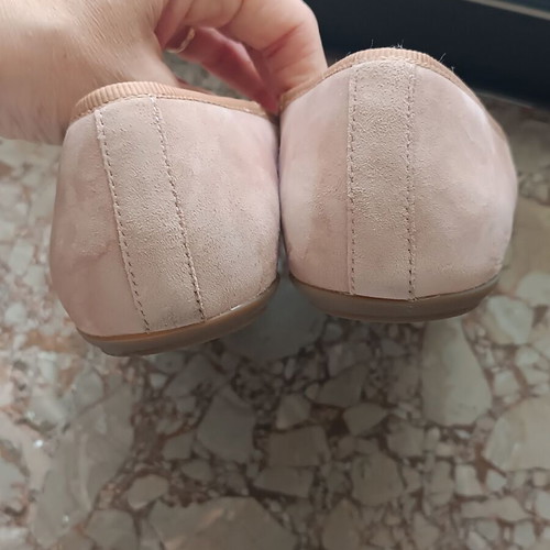 Geox ballerinas used size 38.5 pink suede