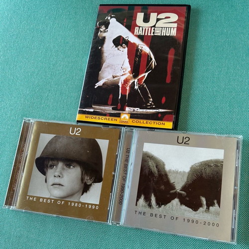 U2 pack 2 CDs and 1 DVD like new, rock
