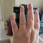 Twisted gold ring like new