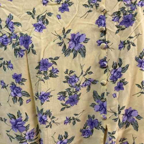 H&M skirt used, summer floral, XXL 44 16