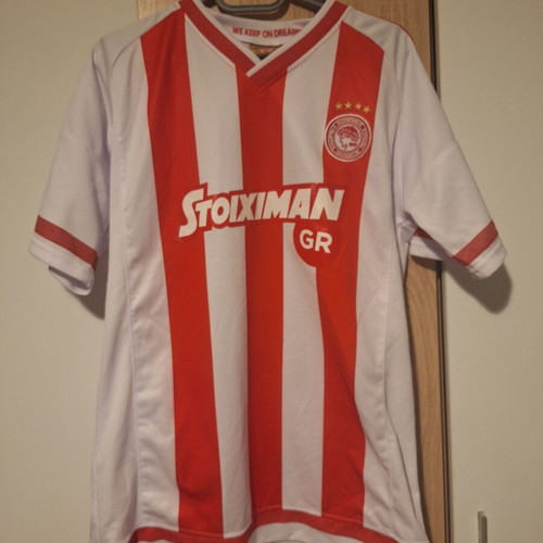 Olympiacos Men’s Home Jersey 2015-2016 Size L Like New