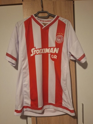 Olympiacos Men’s Home Jersey 2015-2016 Size L Like New