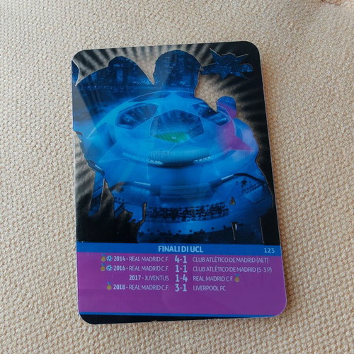Sergio Ramos Real Madrid 2018-19 Topps Crystal UCL Legend No. 123 used