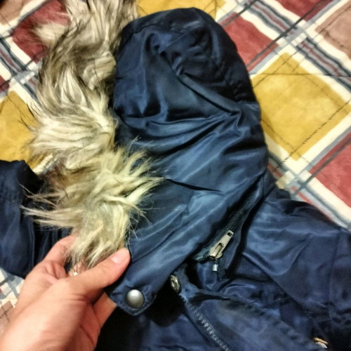 Children's jacket like new, dark blue, 1-2 years old