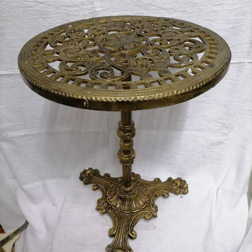 Bronze side table used