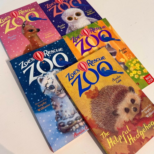 Set of 5 Zoe's Rescue Zoo books brand new, English early readers