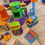 Super Thing's collectible figures used