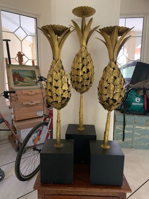 Decorations used, about 80 cm height, set of 3 pieces