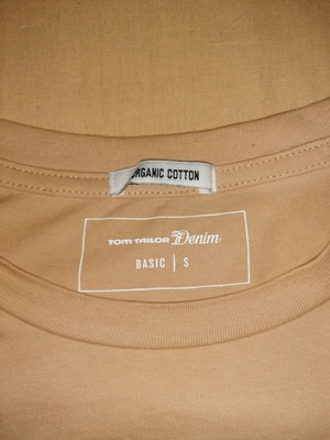 T-shirt εκρού Tom Tailor