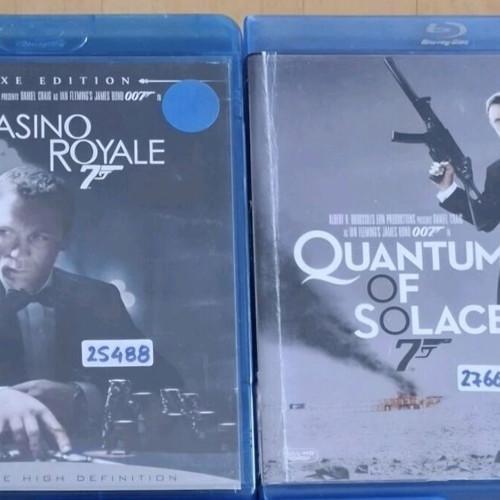 James Bond 007 Blu-ray collection of 2 movies with Greek subtitles used