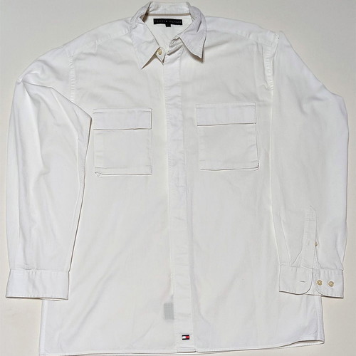 3 Men's Shirts Polo Ralph Lauren, Tommy Hilfiger, Versace used, size Large