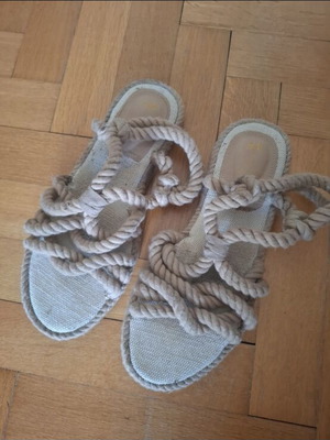 H&M boho sandals like new, beige, size 36