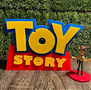 3d printed Toy Story logo διακοσμητικό χώρου