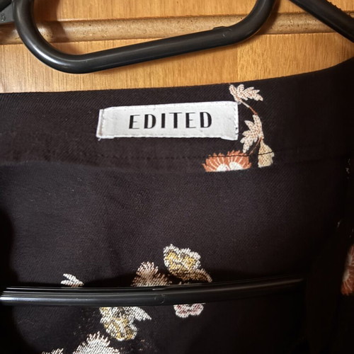 Edited floral wrap blouse like new, size M