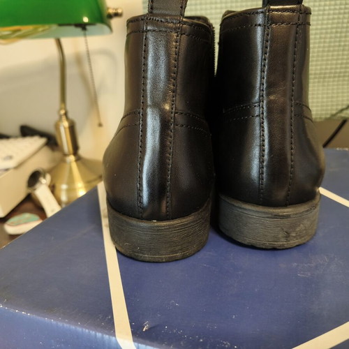 Geox men's black ankle boots, size 45