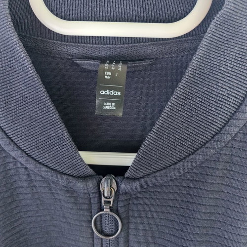 Adidas sports jacket, blue, size M