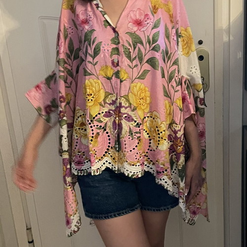 Zeta Otto shirt new, colorful Hawaiian style, loose fit