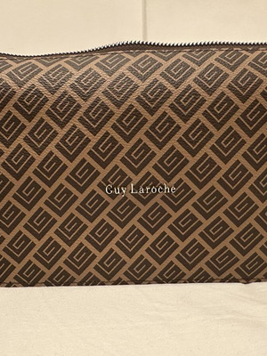 Guy Laroche handbag beige and brown