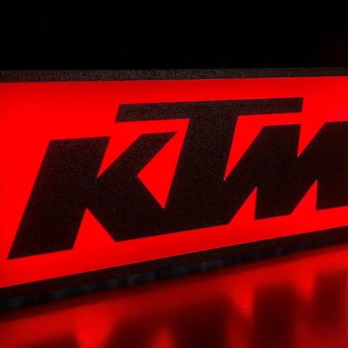 Lightbox KTM Racing new, 3D-printed decorative lamp