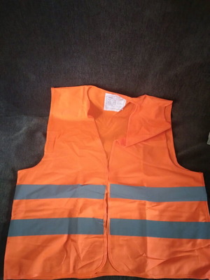Work vest with reflective strips new large - XL