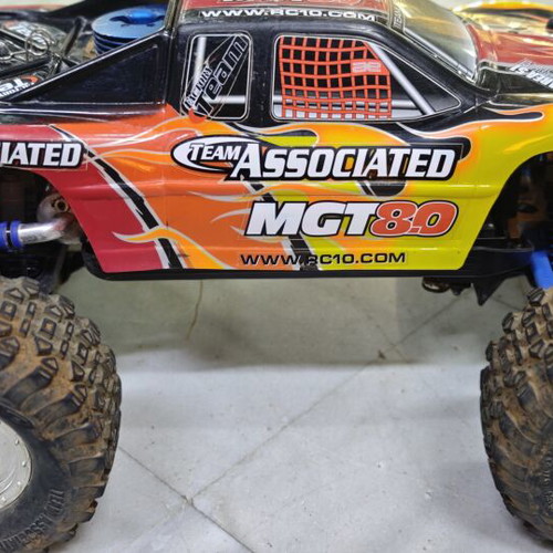 Team Associated MGT 8.0 RC car for repair or parts