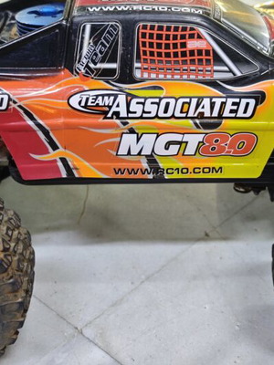 Team Associated MGT 8.0 RC car for repair or parts