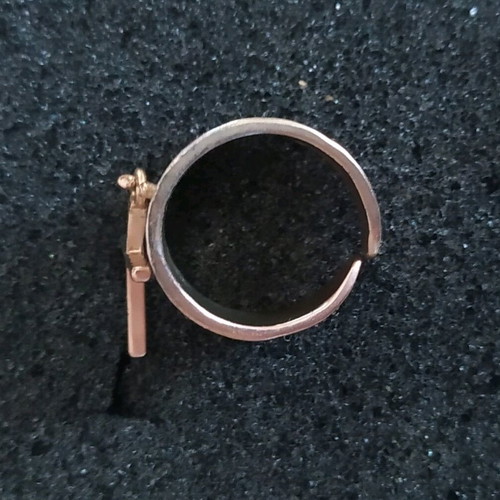 Savalier ring with cross new