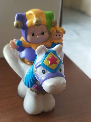 Little People Jester and Pegasus toy like new