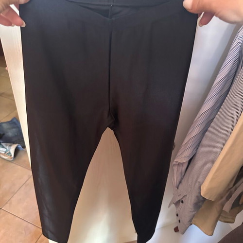 Black shiny leggings XS/S like new