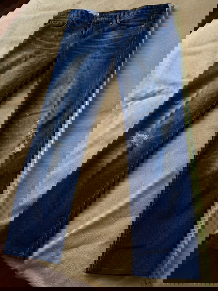 Gap 1969 γυναικείο jean, με σκισίματα, real straight, 29.