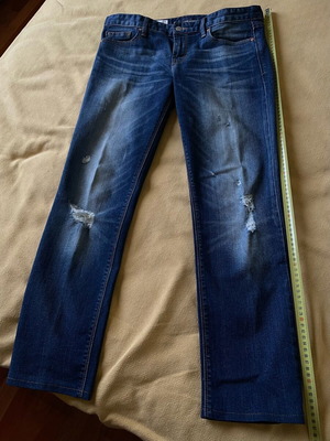 Gap 1969 γυναικείο jean, με σκισίματα, real straight, 29.