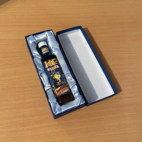 Monty Python HP Sauce collectible bottle 2008 new