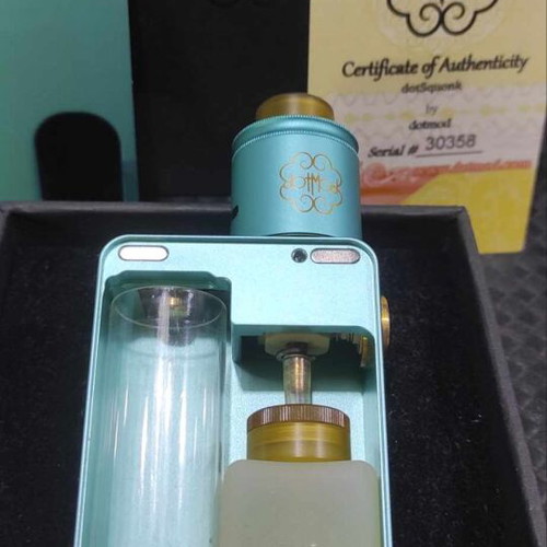 DotSquonk Tiffany Blue Limited Release Mechanical Box Mod like new