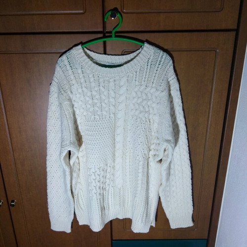 Mango wool sweater new size L beige
