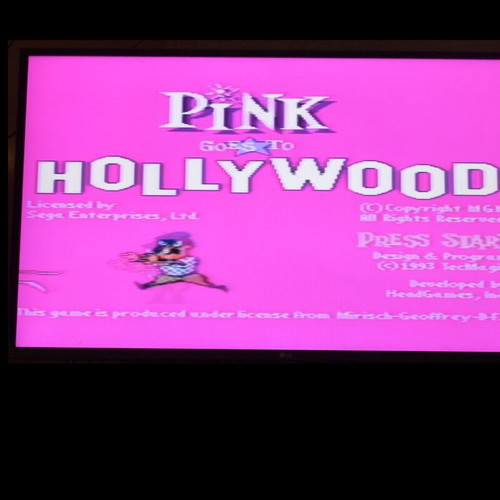 Pink Goes To Hollywood Sega Mega Drive used action game