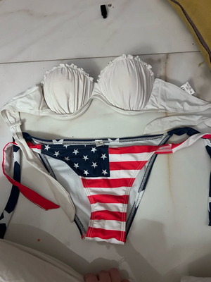 Σετ μαγιώ μπικίνι Donna, άφορετο, μέγεθος S, λευκό κάτω μέρος