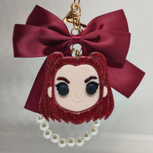 Kpop Demon Hunters Mira keychain new, red
