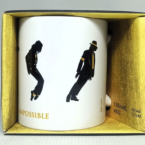 Michael Jackson Nothing Is Impossible 350ml Ceramic Mug new