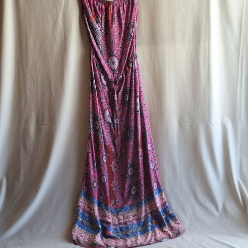 Twenty 29 Strapless Maxi Dress Mandala Summer Rayon S like new