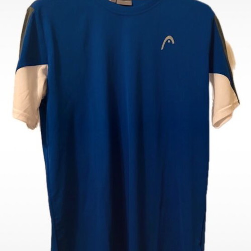 Head blue tennis shirt XL like new with white-anthracite sleeves