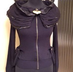 Gothic jacket Forel used, black, size small-medium