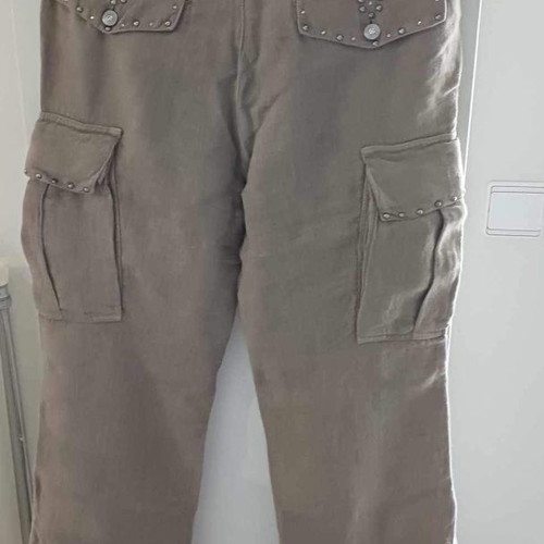 Pants used khaki with studs