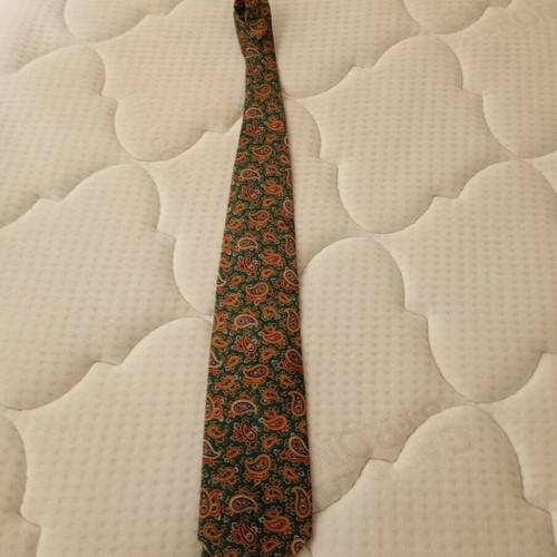 Men's silk tie Pagoni made in Italy like new