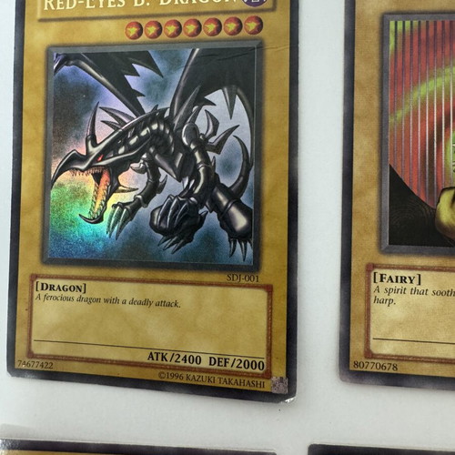 Yu-Gi-Oh! TCG 1996 Konami Joey SDJ 14 Cards Lot used condition