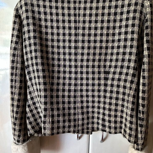 Jacket with wool fur like new, size 50
